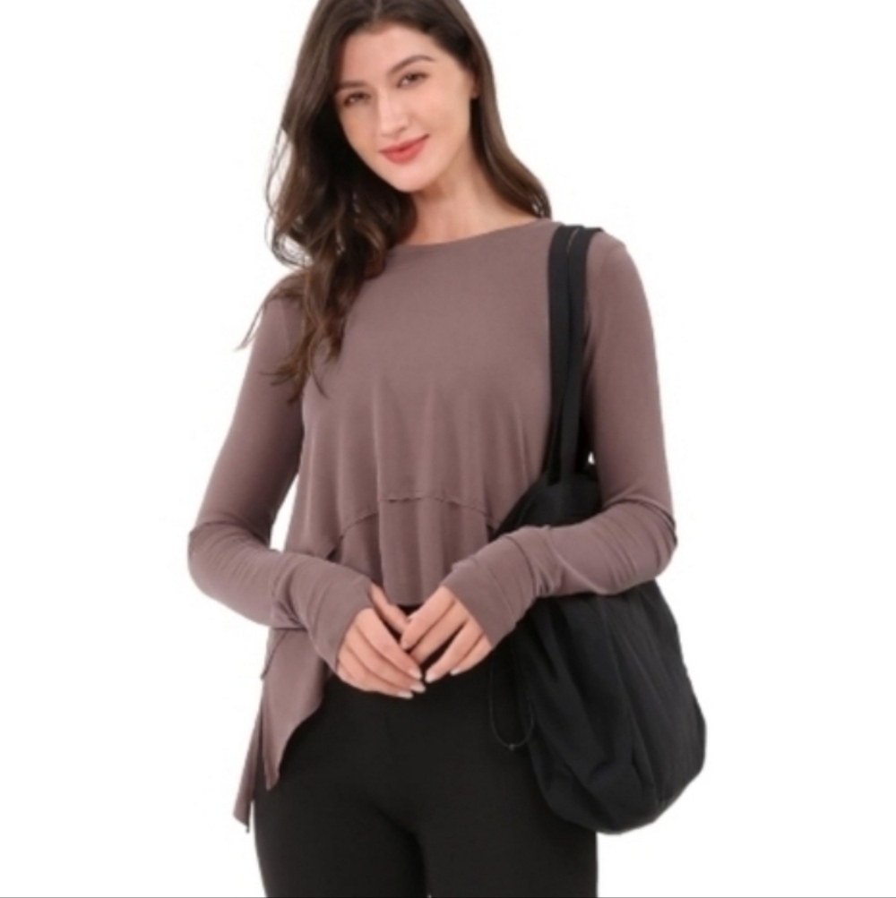 New Chic Long Sleeve Top in Mauve